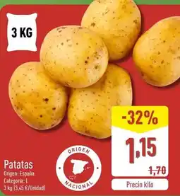 ALDI Patatas oferta