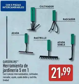 ALDI Gardenline - herramienta de jardineria 5 en 1 oferta