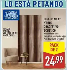 ALDI Home creation - panel decorativo acústico oferta