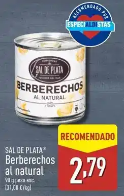 ALDI Sal de plata - berberechos al natural oferta
