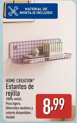 ALDI Home creation - estantes de rejilla oferta