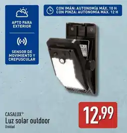 ALDI Casalux - luz solar outdoor oferta