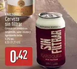 ALDI Karlsquell - cerveza sin filtrar oferta