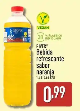ALDI River - bebida refrescante sabor naranja oferta