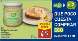 ALDI Bio - crema de anacardos ecologica oferta