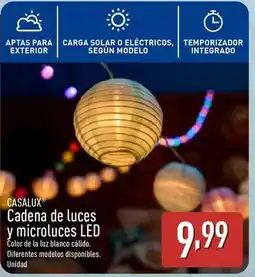 ALDI Casalux - cadena de luces y microluces led oferta