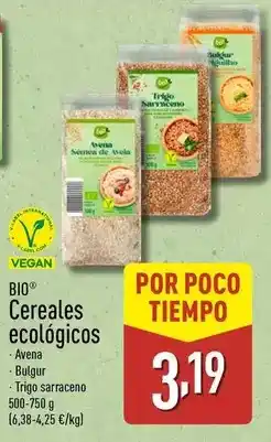 ALDI Bio - cereales ecológicos oferta