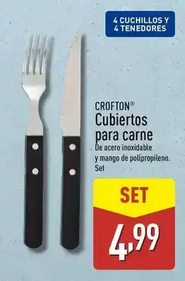 ALDI Crofton - cubiertos para carne oferta