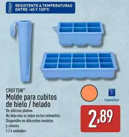 ALDI Crofton - molde para cubitos de hielo / helado oferta