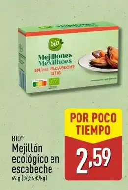 ALDI Bio - mejillon ecologico en escabeche oferta