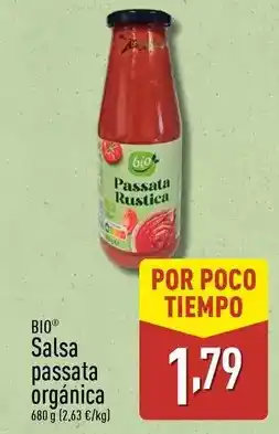 ALDI Bio - salsa passata organica oferta