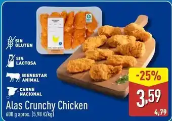 ALDI Alas crunchy chicken oferta