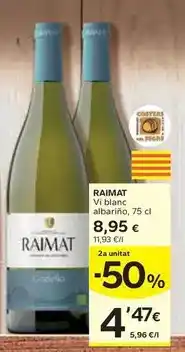 Caprabo Raimat - vi blanc albarino oferta