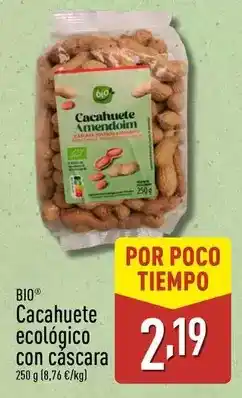 ALDI Bio - cacahuete ecologico con cascara oferta