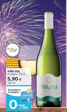 Caprabo Viña sol - vi blanc oferta