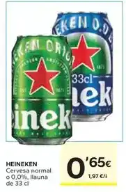 Caprabo Heineken - cervesa normal oferta