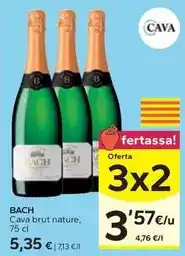 Caprabo Bach - cava brut nature oferta