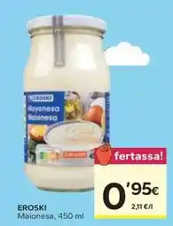 Caprabo Eroski - maionesa oferta