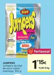 Caprabo Jumpers - de blat de moro sabor mantega oferta