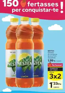 Caprabo Nestea - gamma de refrescos de te oferta