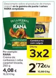 Caprabo Rana - crema de carbassa i ceba caramel·litzada oferta