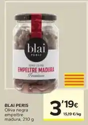 Caprabo Blai peris - oliva negra empeltre madura oferta