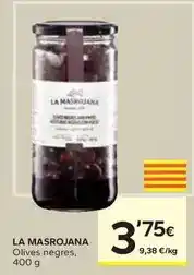 Caprabo La masrojana - olives negres oferta