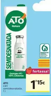 Caprabo Ato - llet semidesnatada oferta