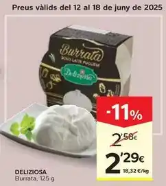 Caprabo Deliziosa - burrata oferta