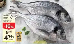 Caprabo Eroski natur - orada/ peca d'entre 400 i 600 g oferta