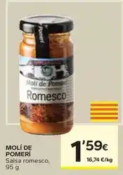 Caprabo Molí de pomerí - salsa romesco oferta