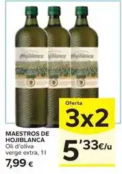 Caprabo Maestros de hojiblanca - oli d'oliva verge extra oferta
