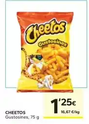 Caprabo Cheetos - gustosines oferta