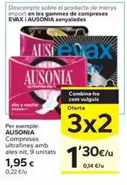 Caprabo Ausonia - compreses ultrafines amb ales nit oferta