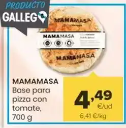 Autoservicios Familia Mamamasa - base para pizza con tomate oferta
