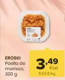Autoservicios Familia Eroski - paella de marisco oferta