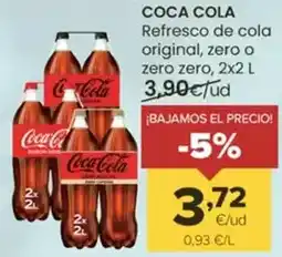 Autoservicios Familia Coca cola - refresco de cola original/ zero o zero zero oferta