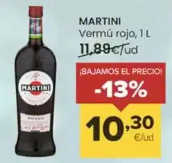 Autoservicios Familia Martini - vermú rojo oferta