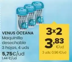 Autoservicios Familia Gillette - venus eceana maquinilla desechable 3 hojas oferta