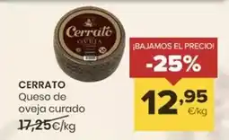 Autoservicios Familia Cerrato - queso de oveja curado oferta