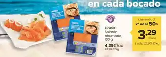 Autoservicios Familia Eroski - salmon ahumado oferta