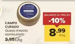 Autoservicios Familia Campo curado - queso mezcla semicurado oferta