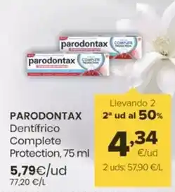 Autoservicios Familia Parodontax - dentífrico complete protection oferta