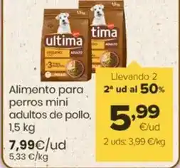 Autoservicios Familia Última - alimento para perros mini adultos de pollo oferta
