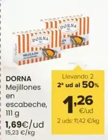 Autoservicios Familia Dorna - mejillones en escabeche oferta