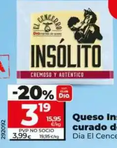 Dia Dia el cencerro - queso insólito curado de oveja oferta