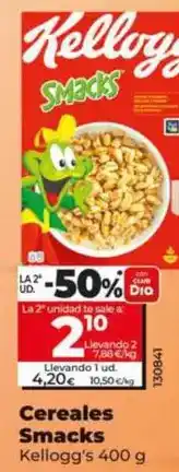 Dia Kellogg's - cereales smacks oferta