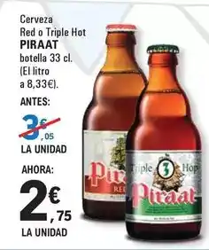 E.Leclerc Rel - cerveza red o triple hot oferta