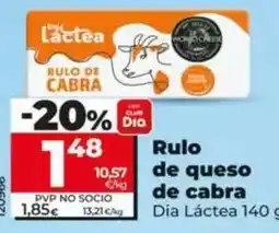 Dia Dia lactea - rulo de queso de cabra oferta
