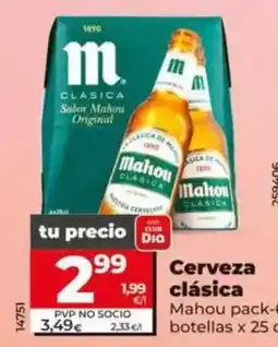 Dia Mahou - cerveza clásica oferta